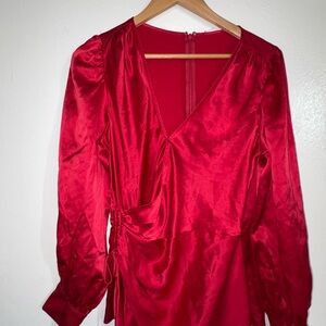 Cinq à Sept Vibrant silk pink Blouse